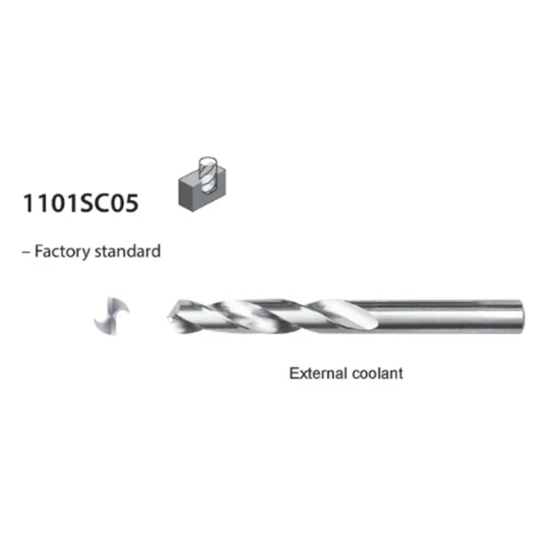 1101SC05 Twist Drill For Aluminium And Cast Iron